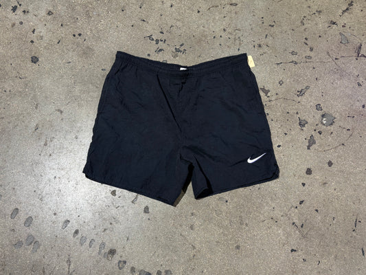 Nike Swoosh Swim Shorts - Black Size Medium