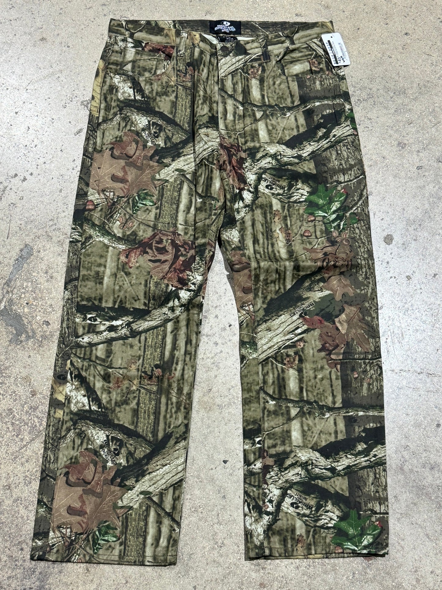 Mossy Oak Real Tree 5 Pocket Denim Size 36x30