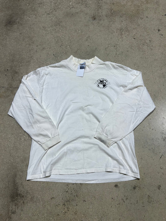 Stiffy Push Poles Longsleeve Tee - White Size XL