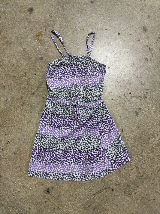 Women's So Dress - Purple Leopard Size Small