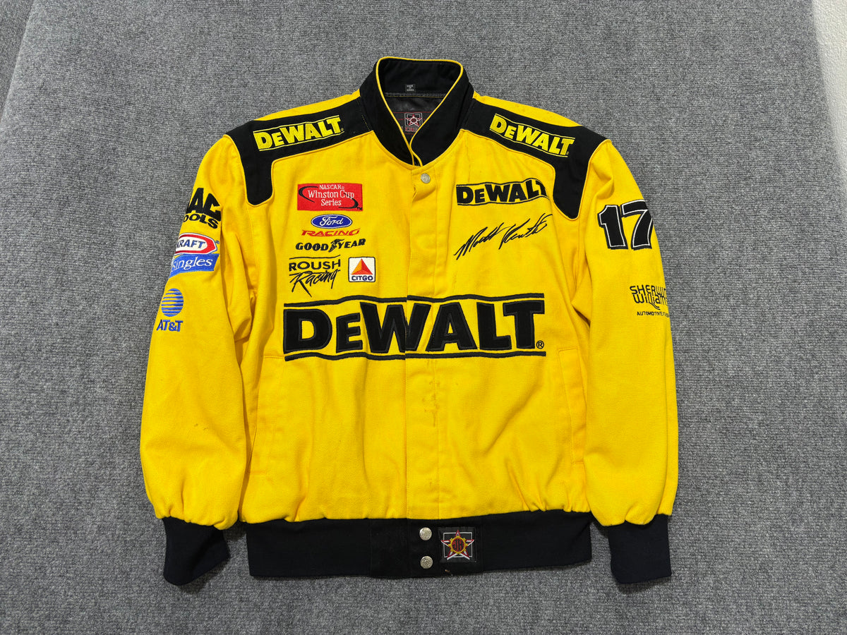 Jeff Hamilton Dewalt Racing Jacket - Yellow Size Medium