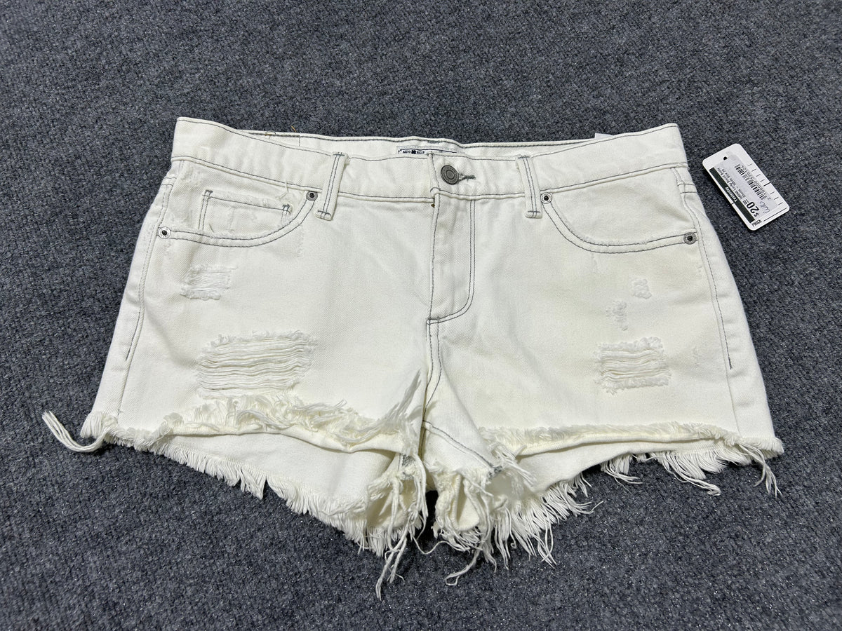 WMNS Lucky Brand Booty Shorts - White Size 28