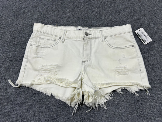 WMNS Lucky Brand Booty Shorts - White Size 28