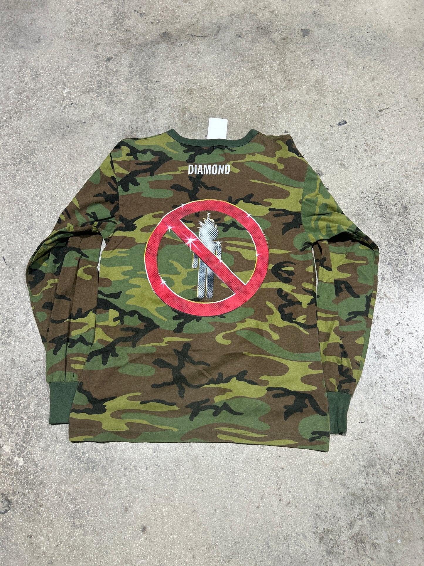 Travis Scott Rodeo Long Sleeve Tee - Camo Size Medium