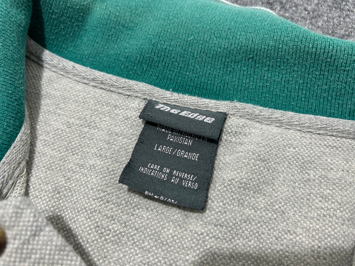 Miami Dolphins Polo Shirt - Gray Size Large