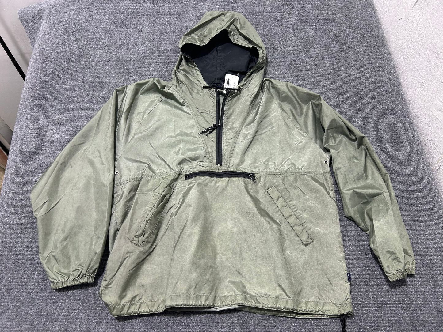 90s GAP Anorak Pullover - Olive Size XL