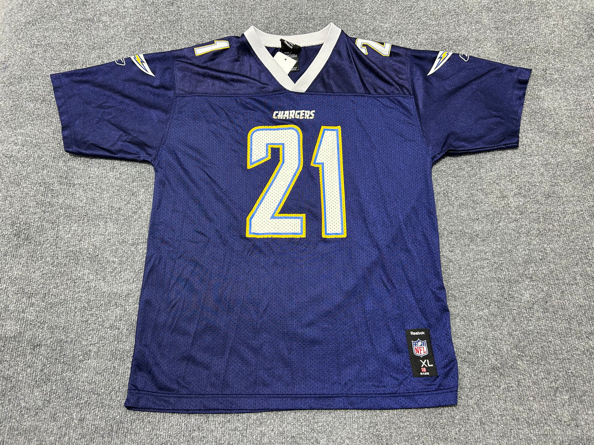 Kids San Diego Chargers Tomlinson Football Jersey #21 - Navy Size XL