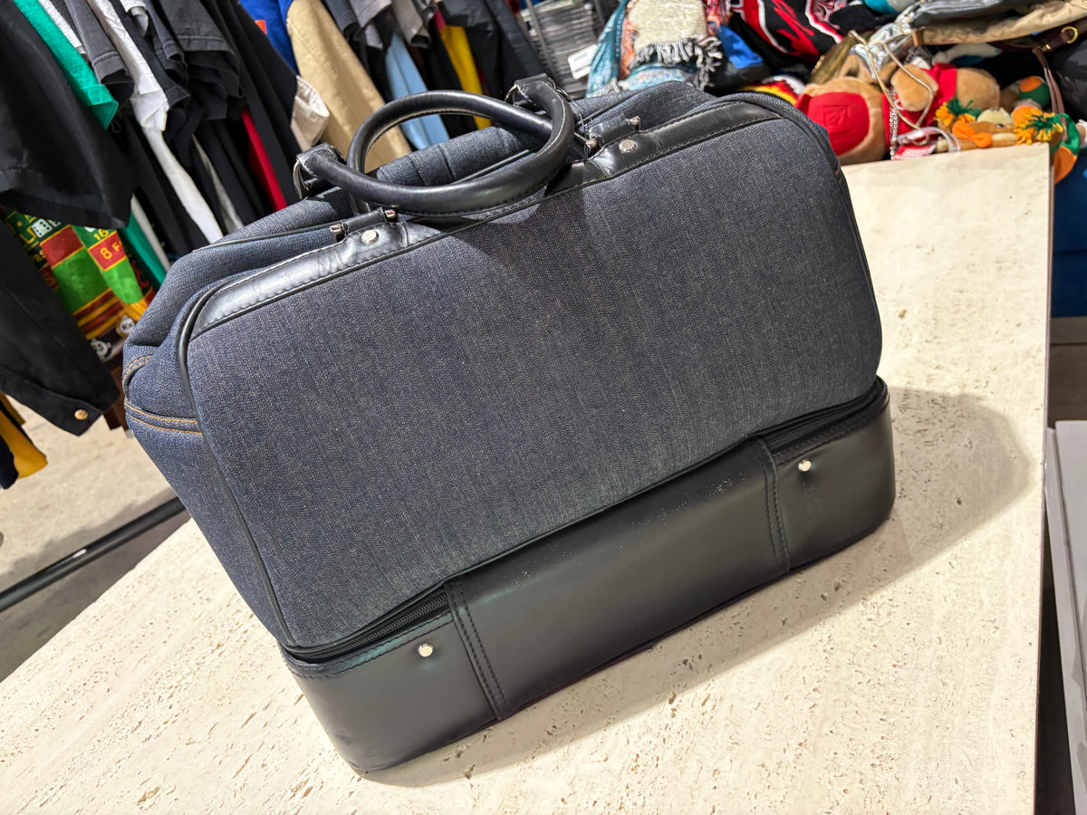 Evisu Big Denim Duffle Bag - Blue