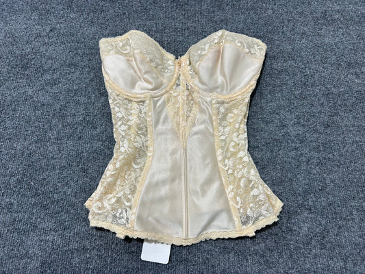 90s Lace Corset - Pink Size 34