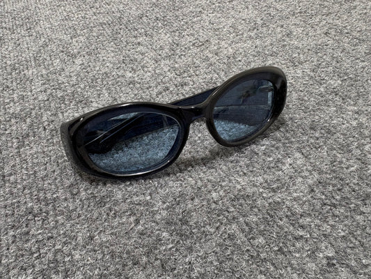 Gucci Round Frame Glasses - Black/ Blue