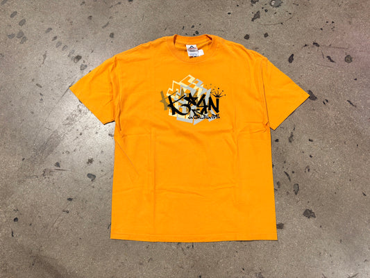 Worldwide Graffiti Tee - Yellow Size XL