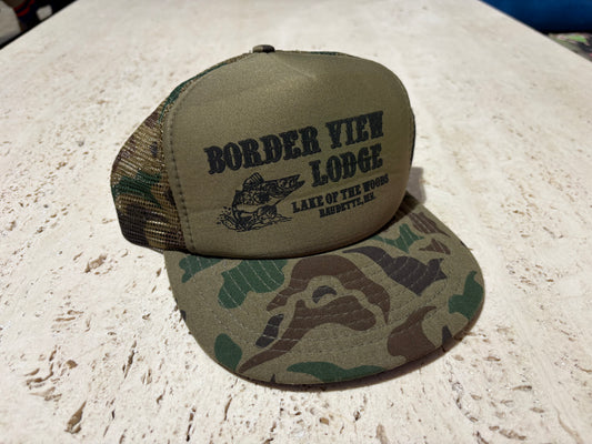 Border View Lodge Trucker hat - Camo