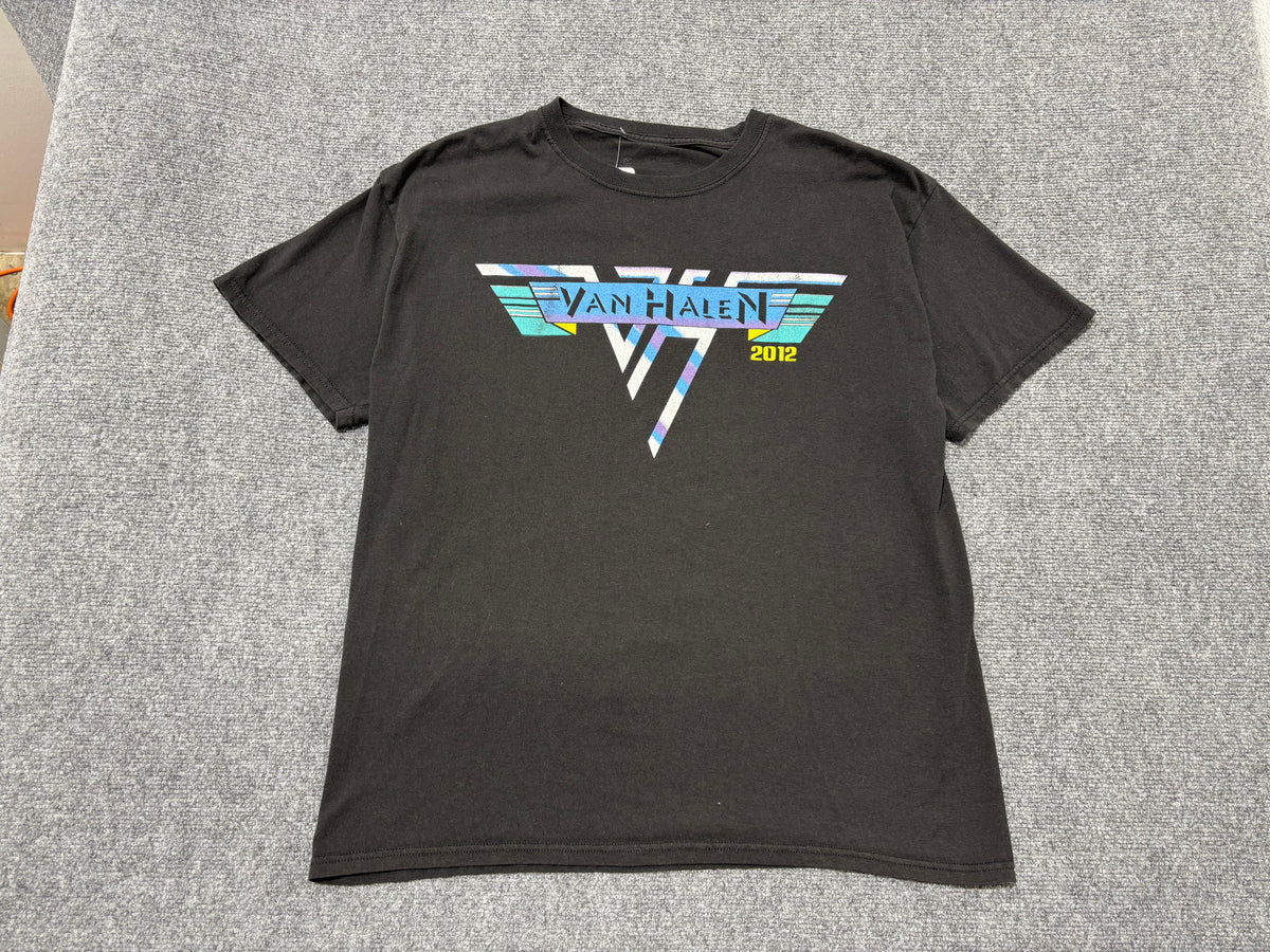 2012 Van Halen Reunion Tour Tee - Black Size Large