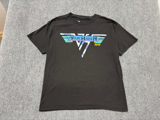 2012 Van Halen Reunion Tour Tee - Black Size Large