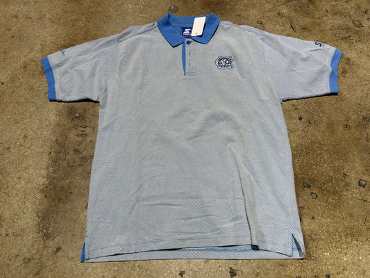 UNC Tar Heel Polo - Blue Size Large