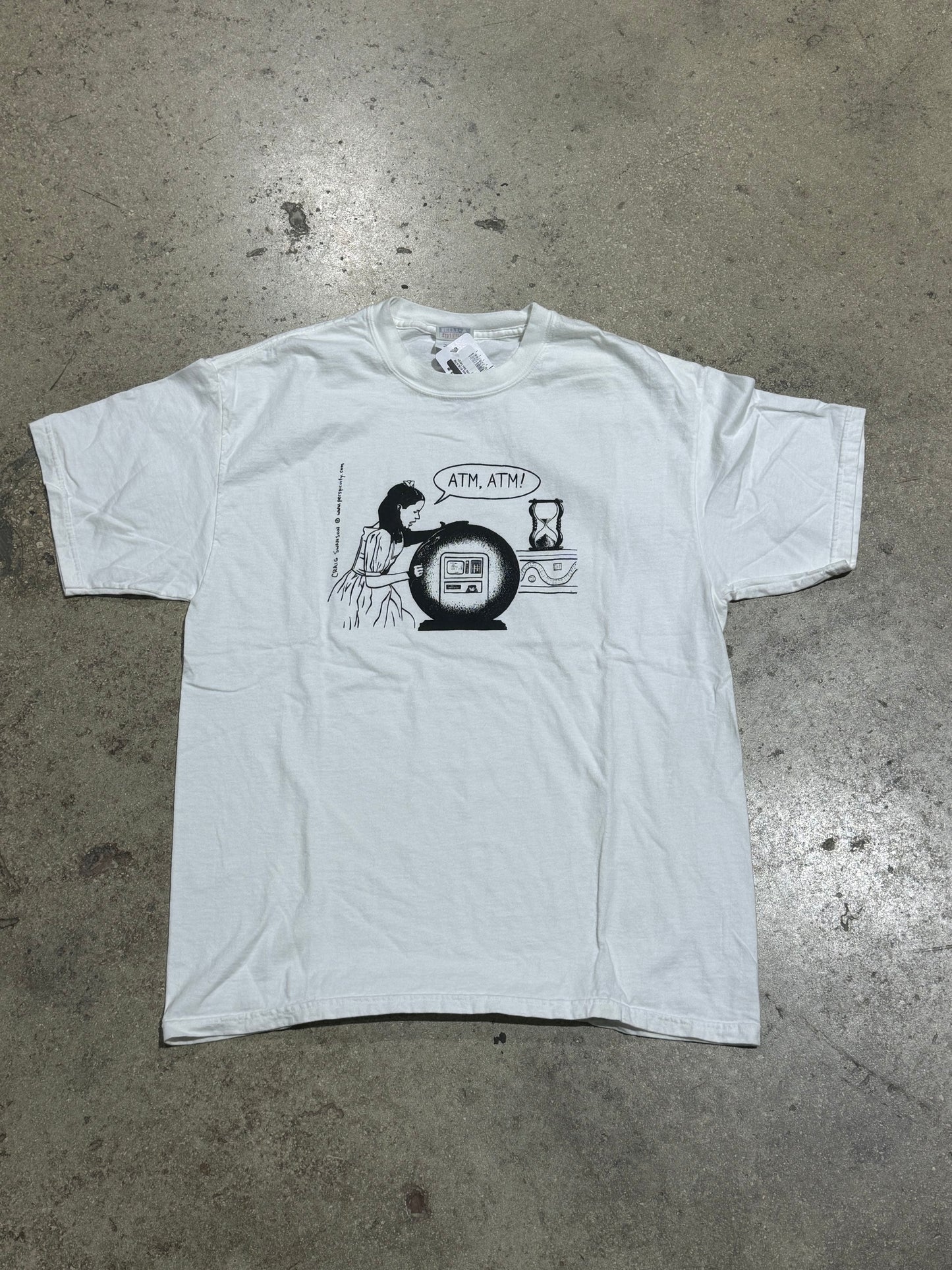 Craig Swanson ATM ATM Tee - White Size Large