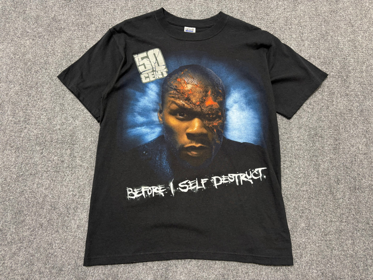50 Cent Before I Self Destruct Tee - Black Size Medium