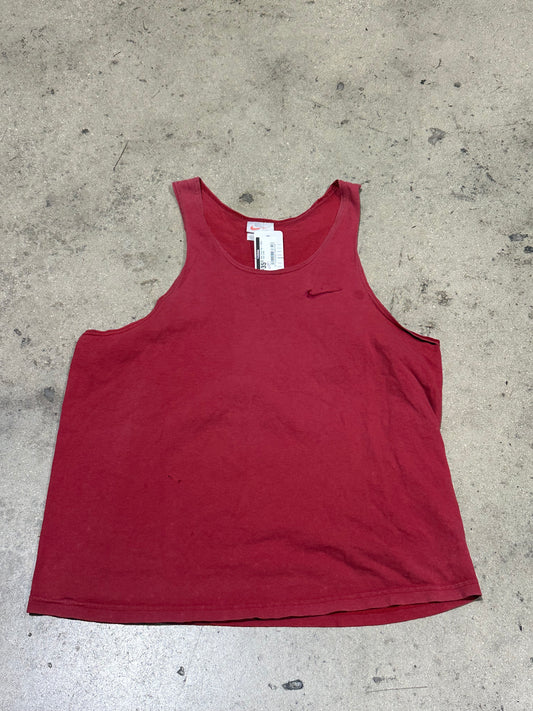 Nike Tank Top - Wine Size Large