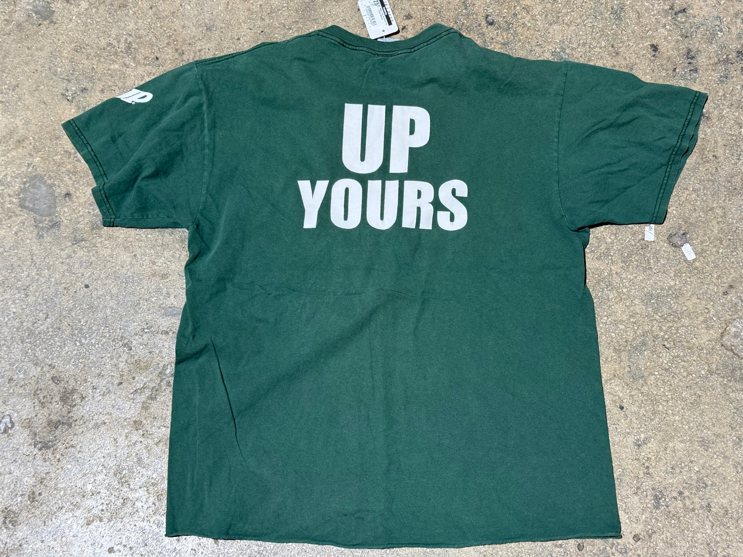 Make 7 Up, Up Yours Tee - Green Size XL