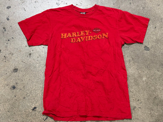 2006 Harley Davidson Nags Head Tee - Red Size Large