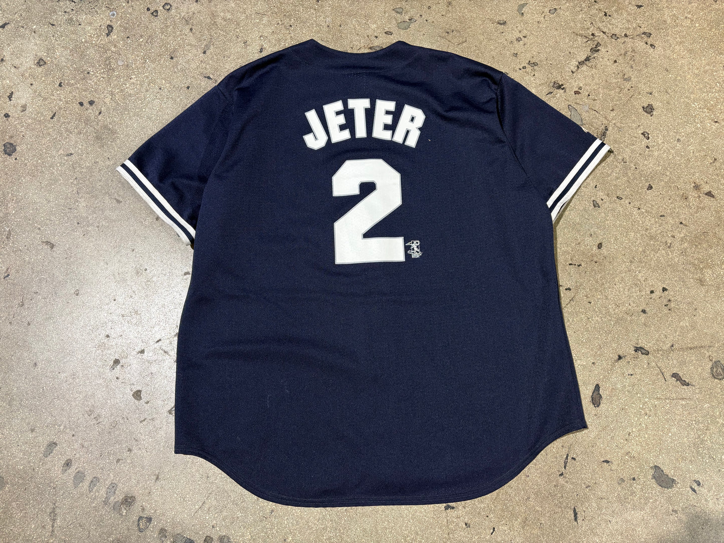 New York Yankees #2 Jeter Jersey - Navy Size XXL