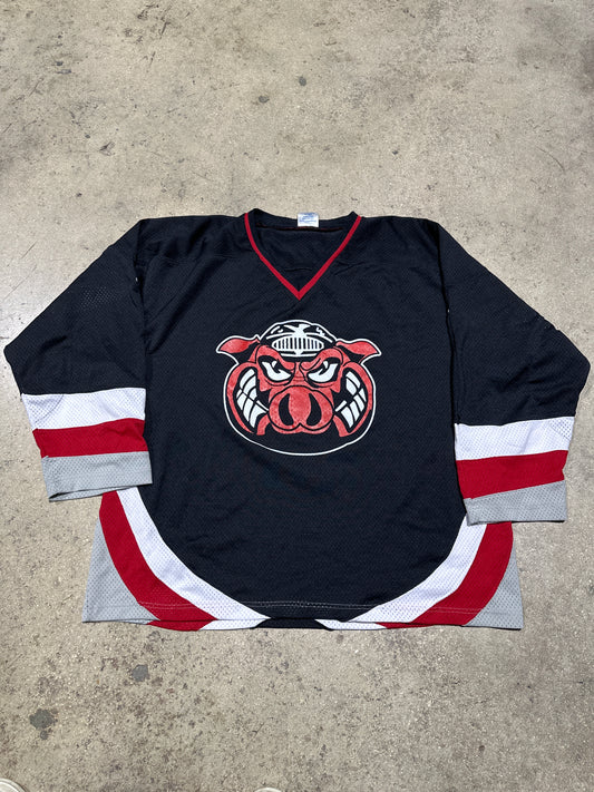 Rockford Icehogs Hockey Jersey - Black/Red Size XL