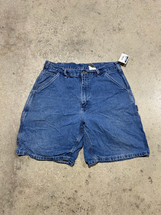 Carhartt Carpenter Denim Jorts - Blue Size 34