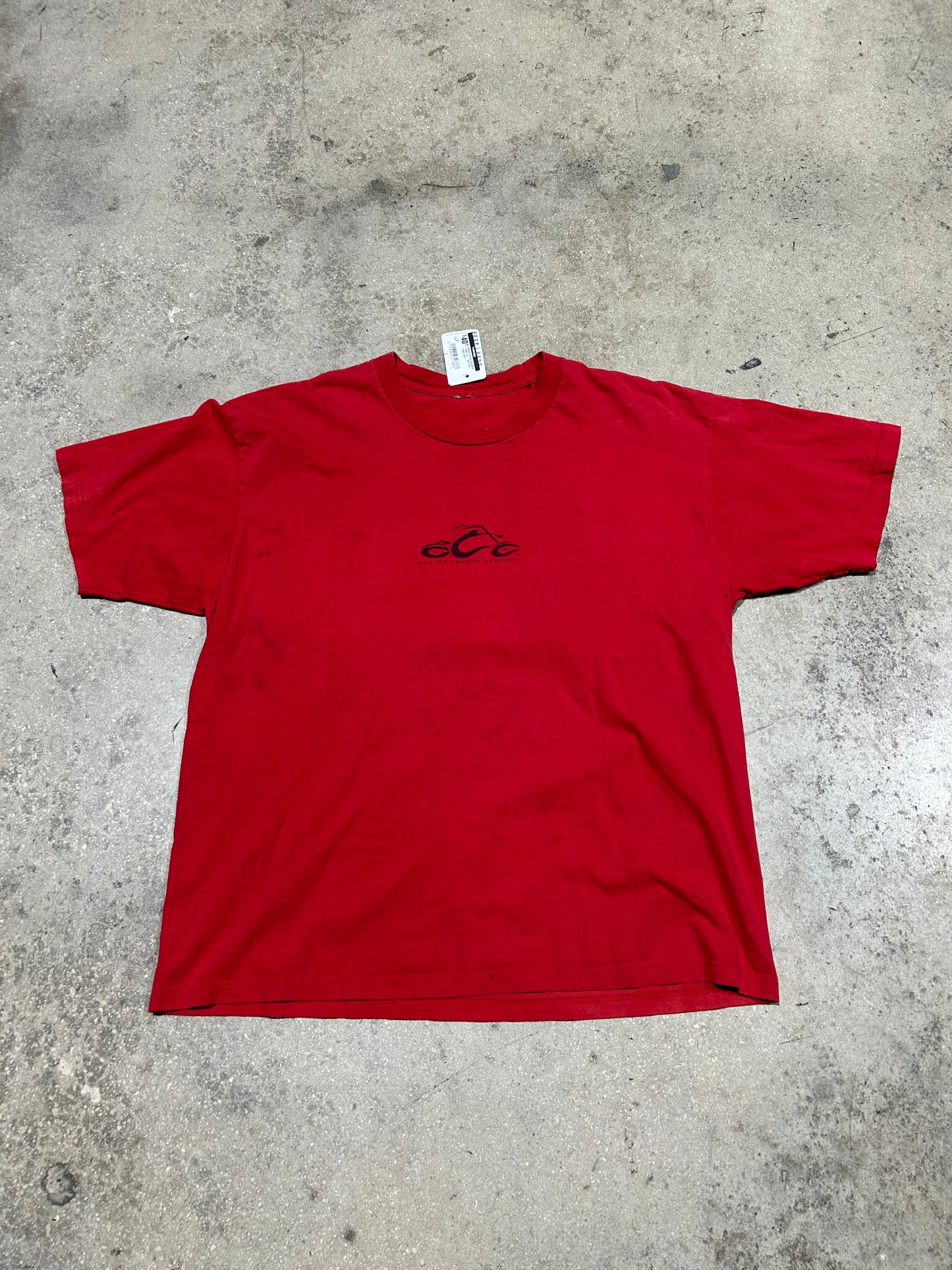 Orange County Choppers Tribal Tee - Red Size Large (con)
