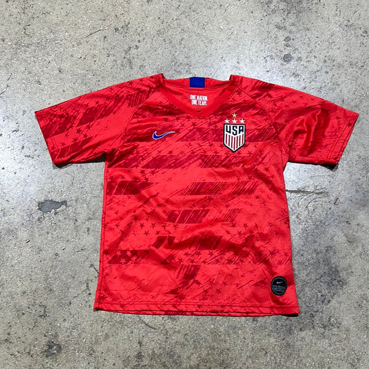 Youth USA Away Jersey Red Large