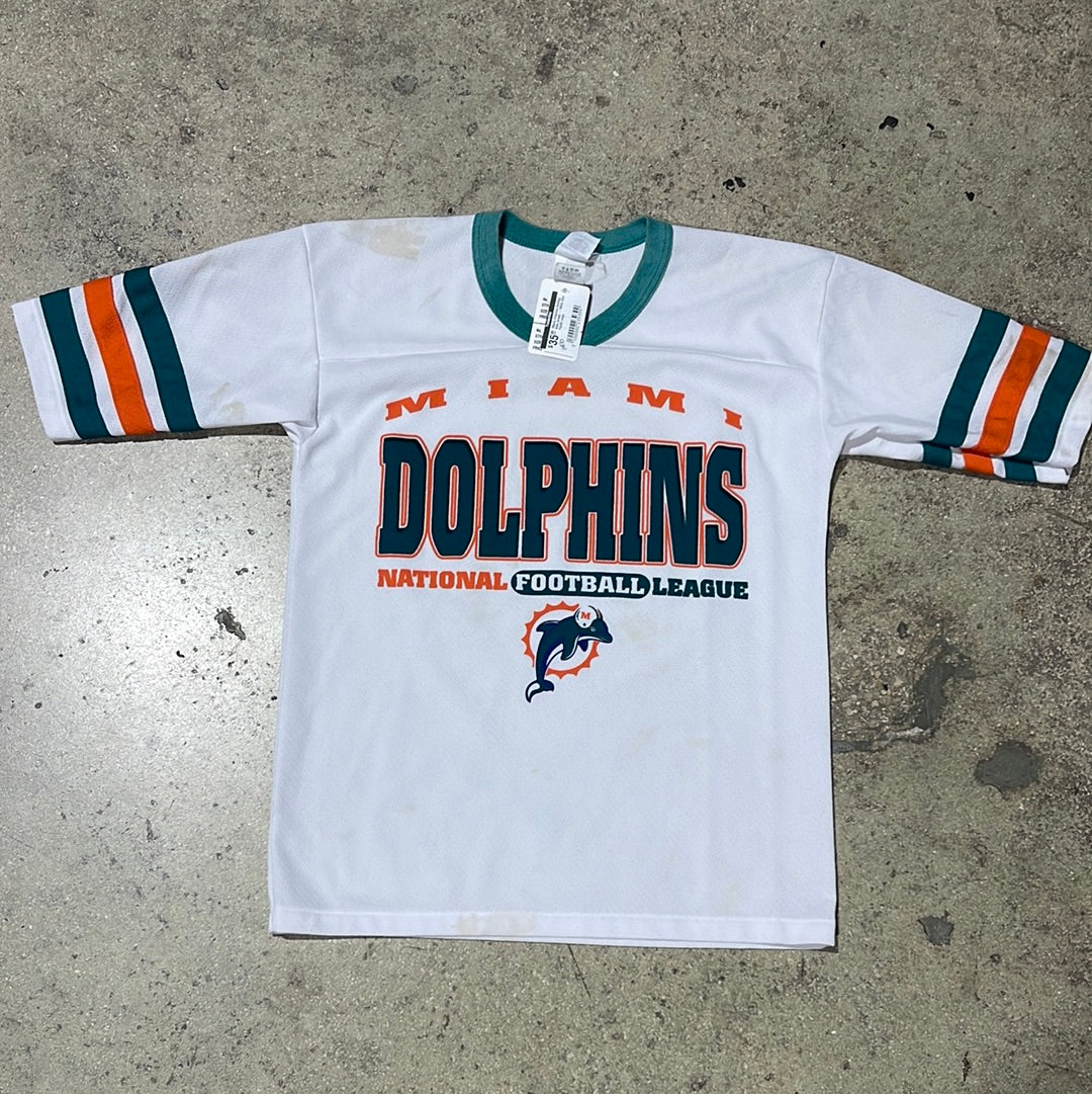 Miami Dolphins Bootleg Kids Jersey - White Size Youth Large