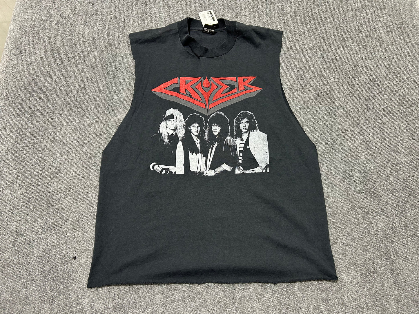 Cutoff Sleeveless Cryer Band Members Tee - Black Size XL