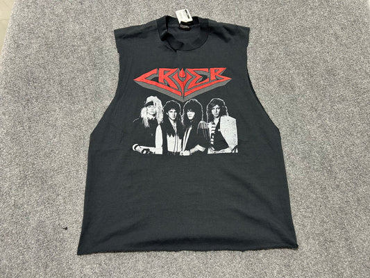 Cutoff Sleeveless Cryer Band Members Tee - Black Size XL