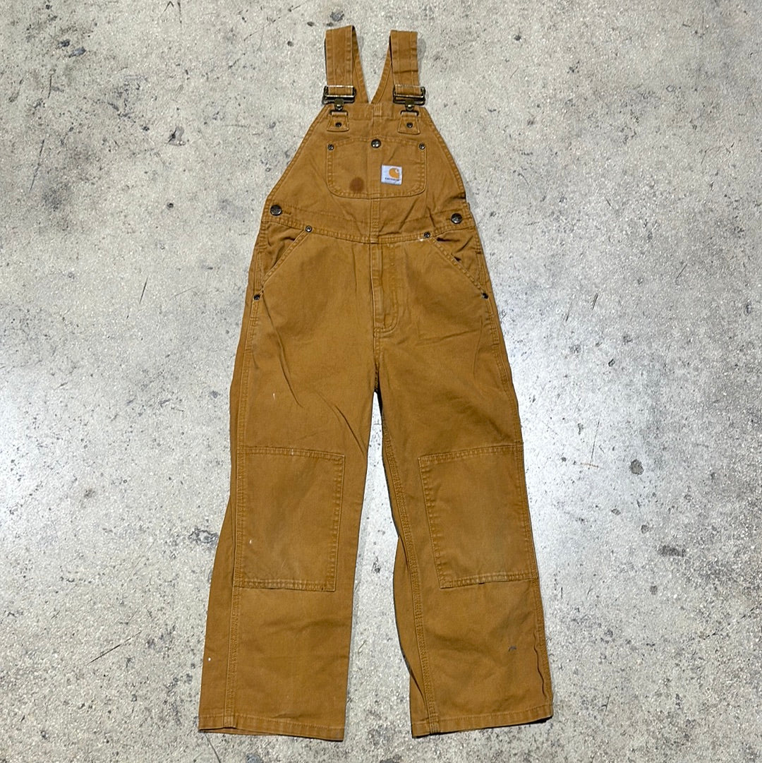 Carhartt Double Knee Overalls - Brown Size 7