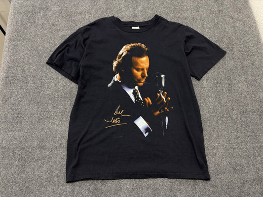 1994 Julio Iglesisas  Mic Tee - Black Size Large