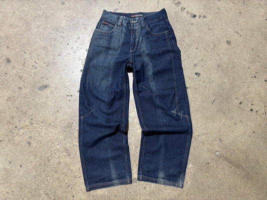 Womens Fubu Baggy Jeans - Dark Wash Size Medium