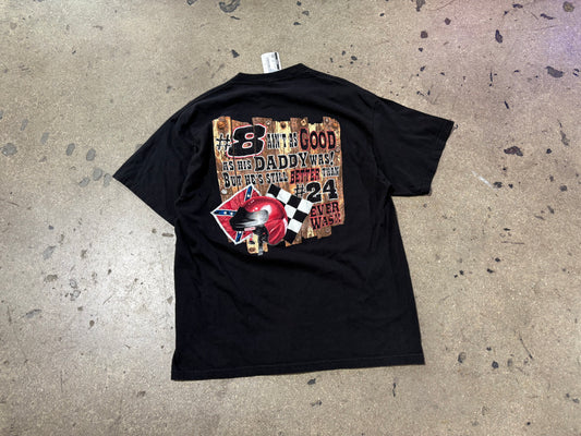 #8 Aint As Good As His Daddy... Tee - Black Size Large