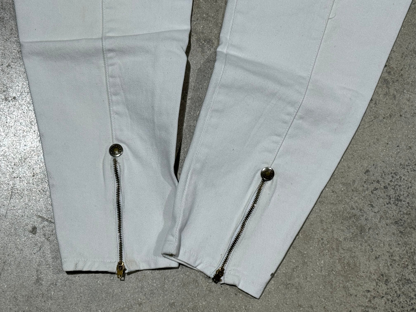 Women's Levis 900 Series Denim - White Size 13