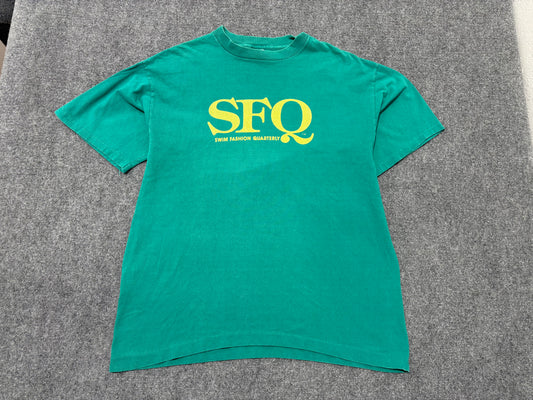 SFQ Swim Fashion Quarterly Tee - Green Size XL