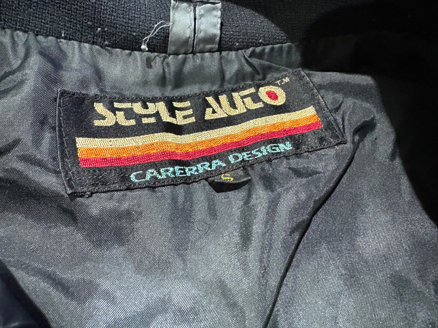 Style Auto Zip Up Patches Jacket - Grey Size Small