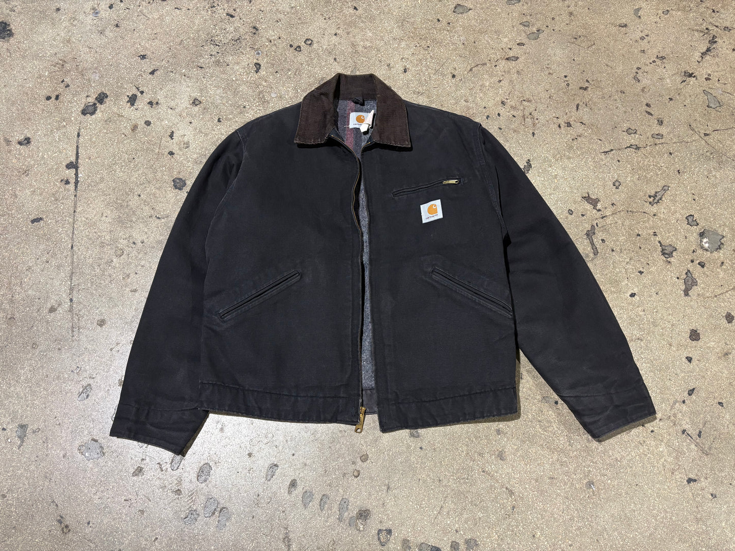 Carhartt Detroit JB105 Jacket - Black Size Large