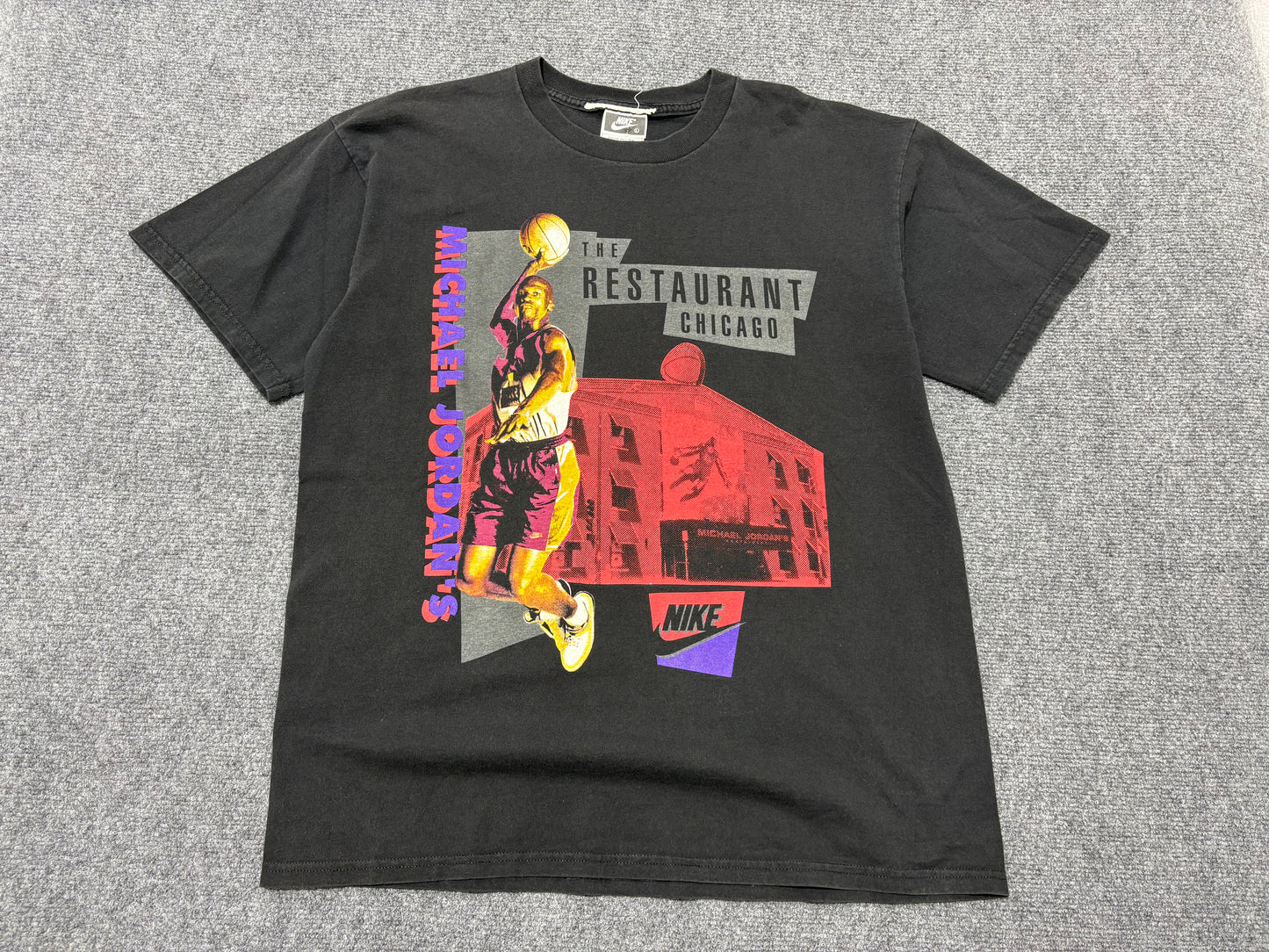 Nike Michael Jordan Restaurant Tee - Black Size Large