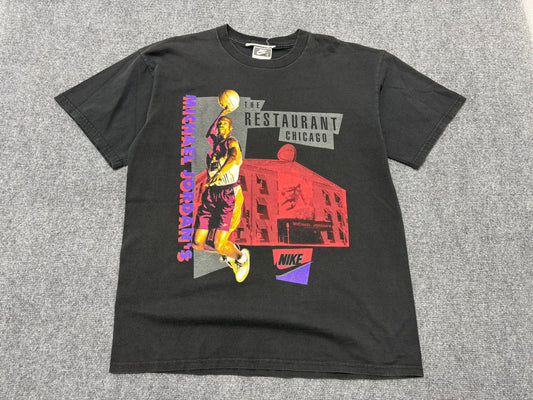 Nike Michael Jordan Restaurant Tee - Black Size Large