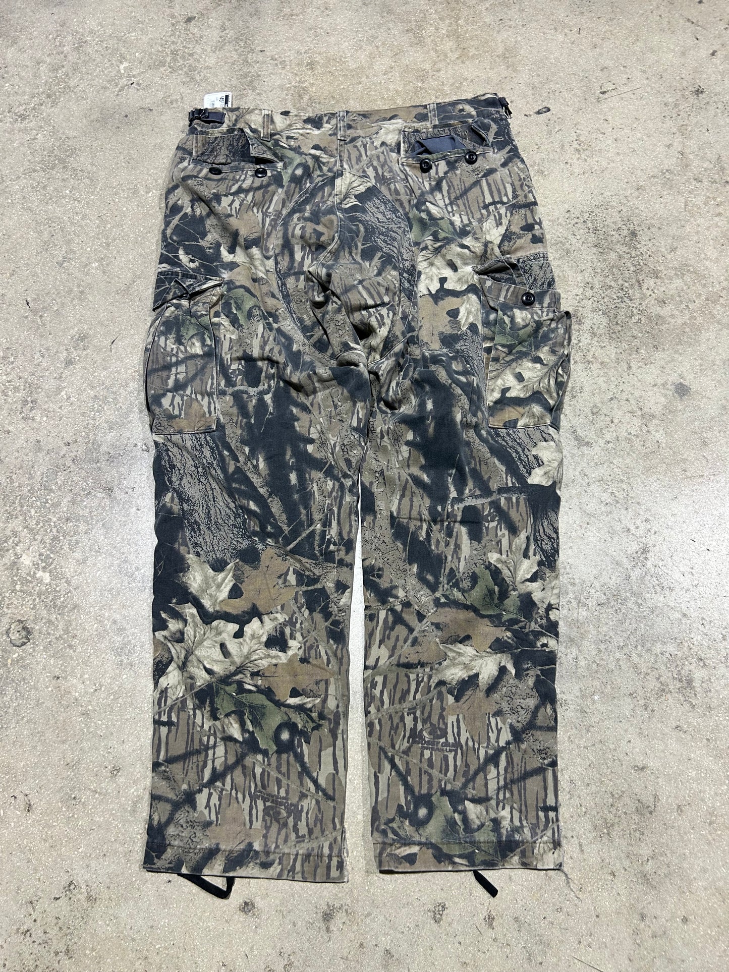 Redhead Leafy Camo Cargo Pants - Green Size Large