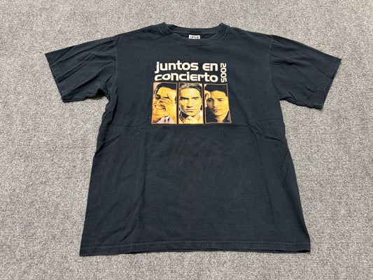 2005 Juntos En Concierto Tee - Black Size Medium