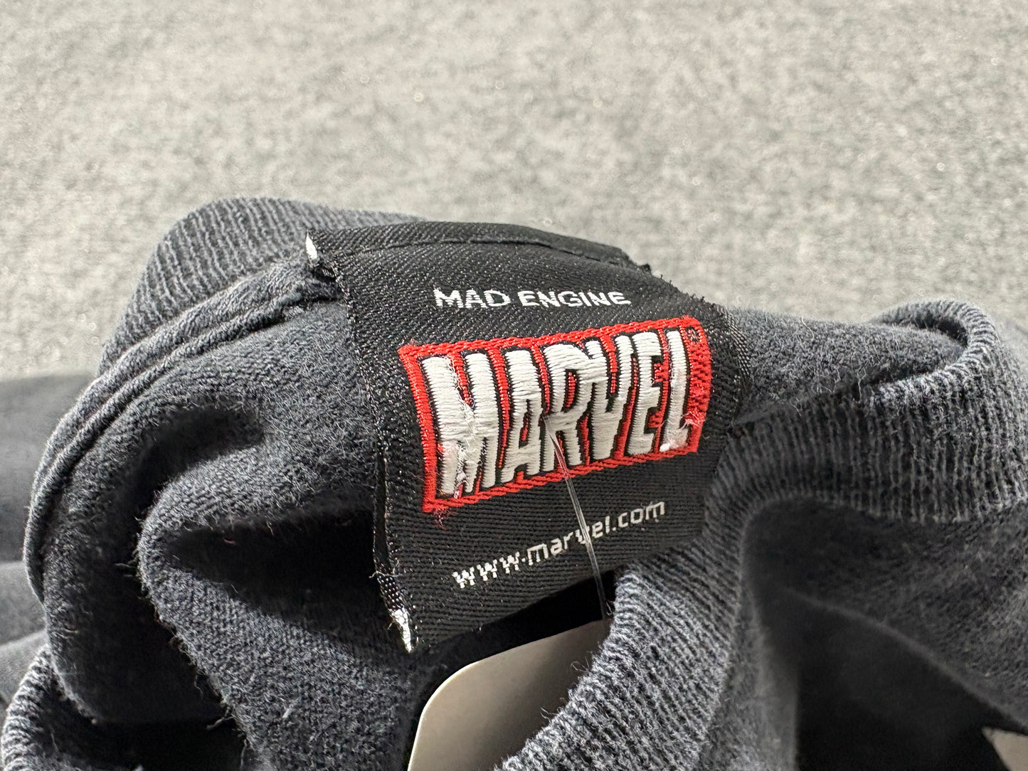 Marvel Venom Logo Tee - Faded Black Size XXL