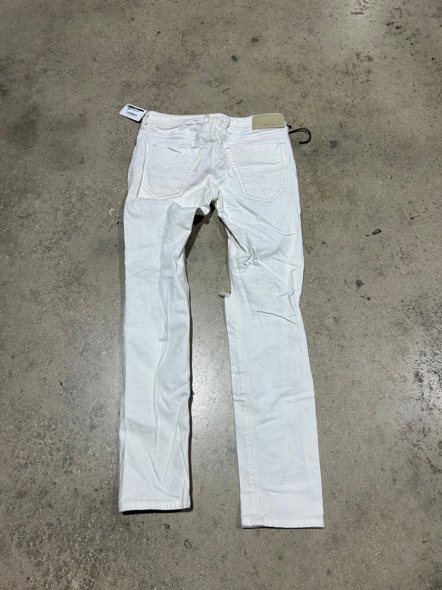 Diesel Denim Jeans - White Size 30x34