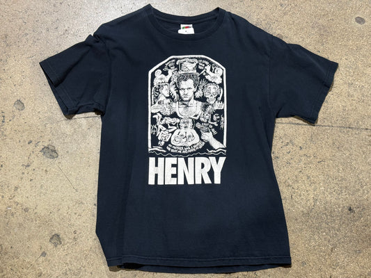 HENRY Portrait of a Serial Killer Tee - Black Size Large
