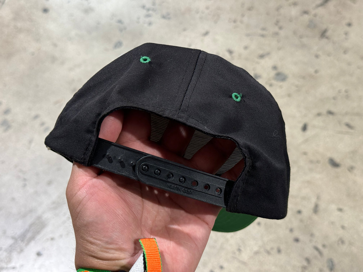 3D Fishing Snapback - Black/Green