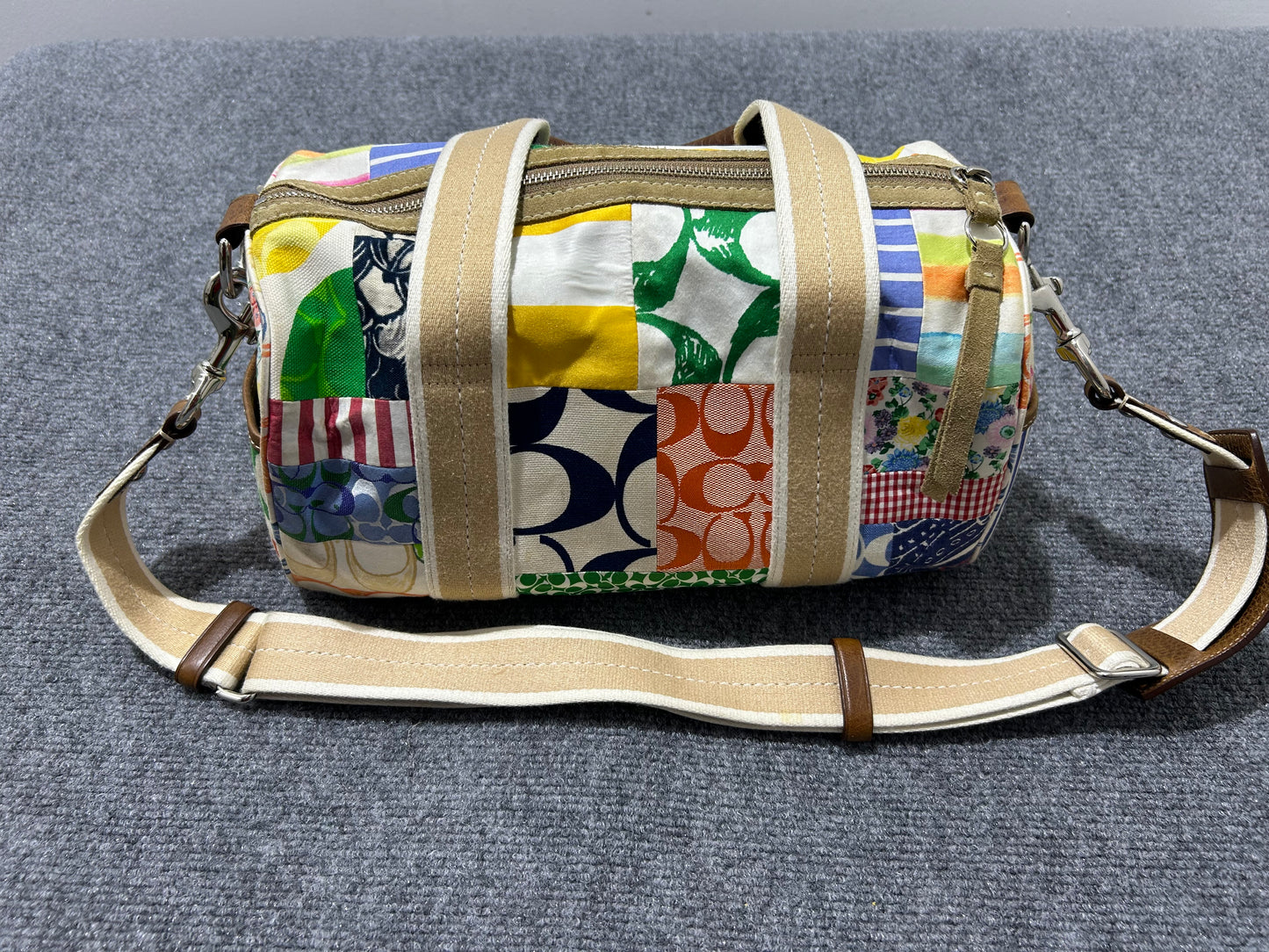 Coach PatchWork Mini Duffle Purse - Multi