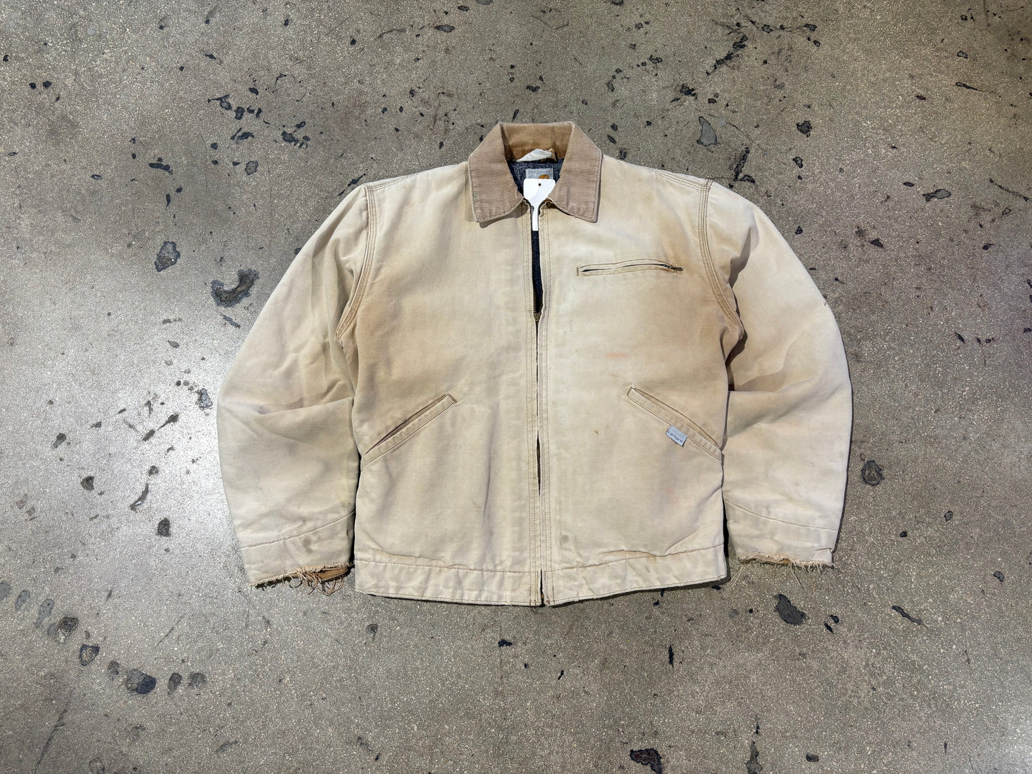 Carhartt 100 Year Anniversary Detroit Jacket - Washed Khaki Size Medium